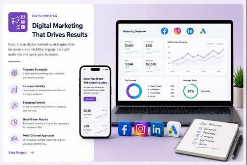 Digital marketing campaign project in the UAE